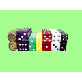 Customized Plastic Transparent Spots dice